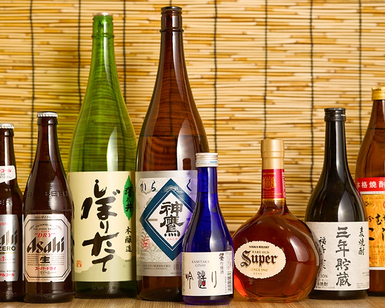 当店で提供している各種アルコール飲料